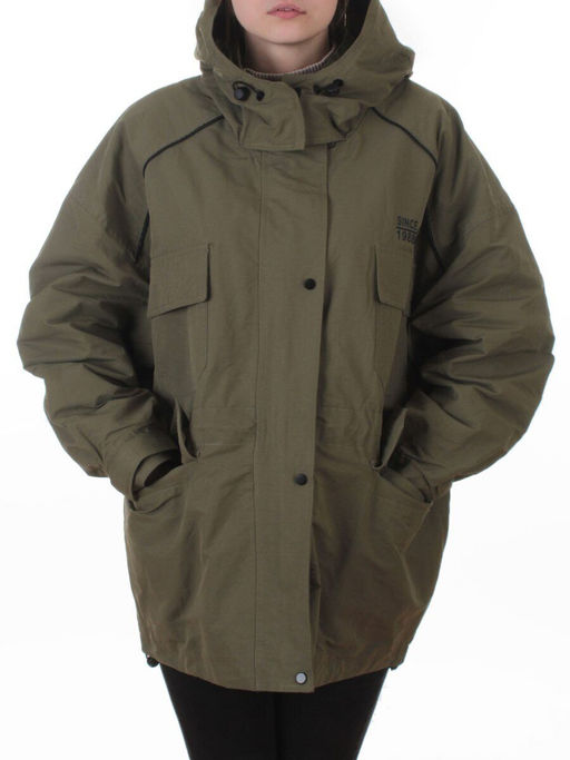 3092 GREEN Куртка демисезонная женская (100 гр. холлофайбер) - Fashion фото 3