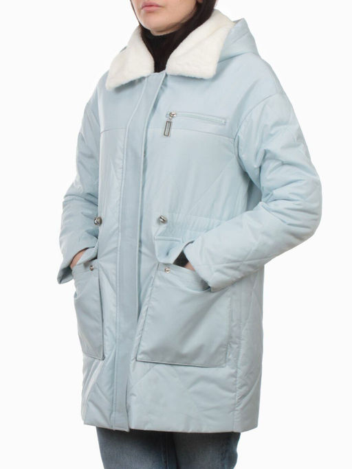 M24-096 BLUE Куртка демисезонная женская (100 гр. холлофайбер) - Fashion фото 5