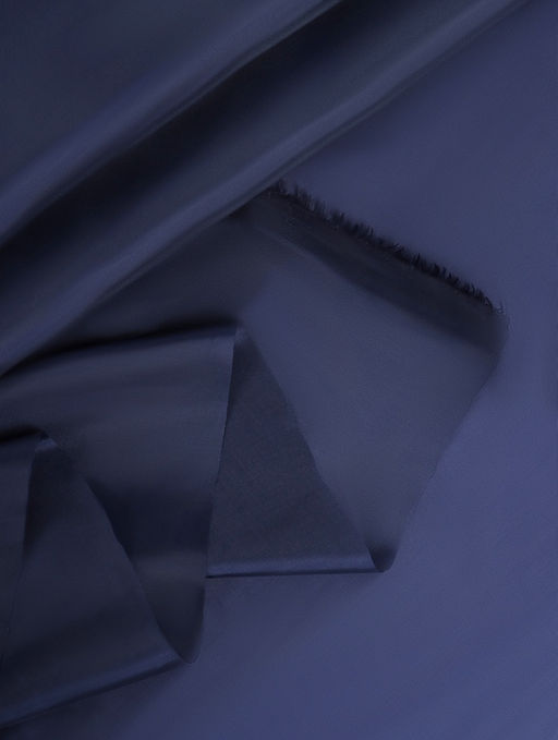 Цена за 100 шт. Подкладочная ткань таффета, 190Т, ширина 150 см, 100 м, полиэстер, тёмно-синяя