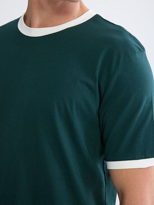 Bisiklet Yaka Penye Erkek Ti??rt