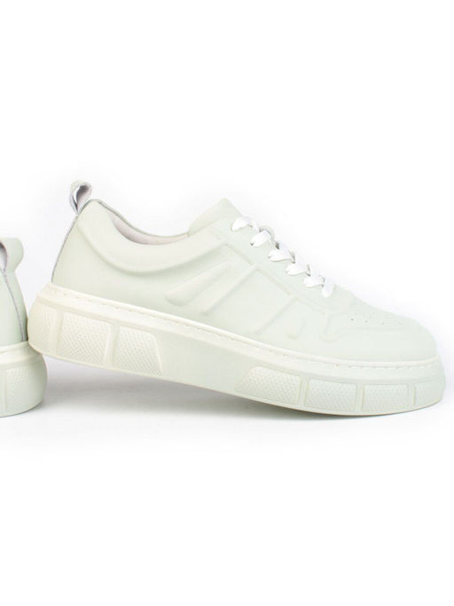 05-PDL255-6 LT. GREEN Кроссовки женские (натуральная кожа) - Фабричный китай фото 13