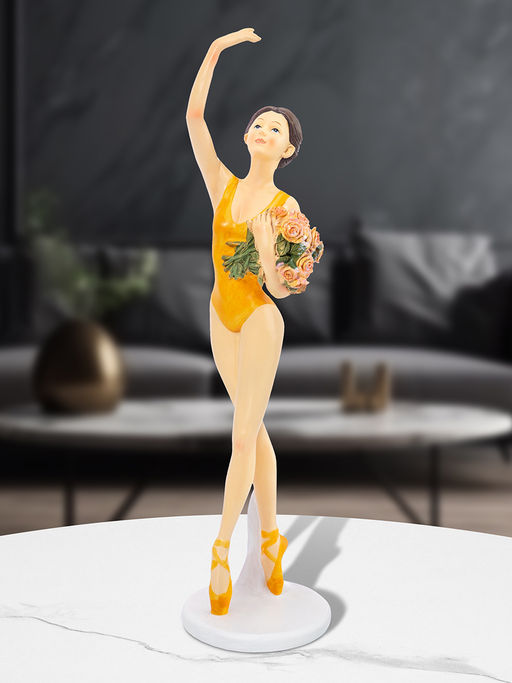 Статуэтка 8,5*7,5*30,5 см Балерина с цветами стоящая - Elan gallery фото 19