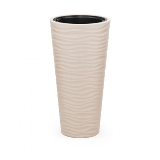 Кашпо Оазис 63л (со вставкой 13л) св.бежевый М8083*-* - Альтернатива фото 2