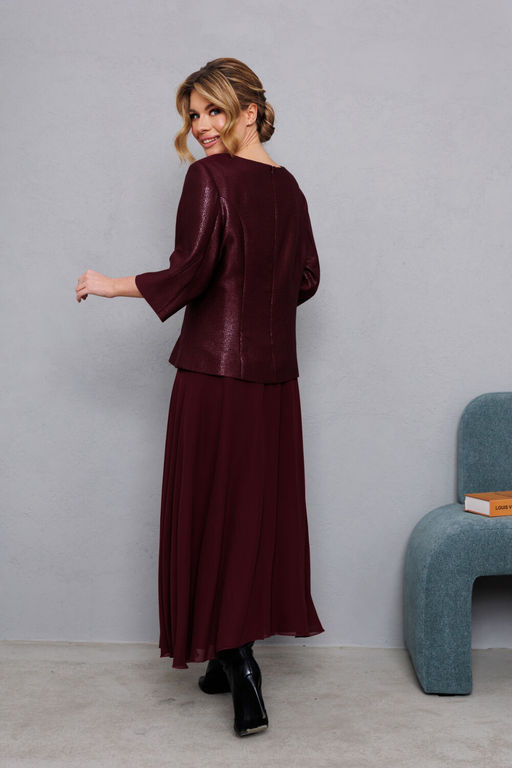 Платье AMORI 9821 вишня  фото 3