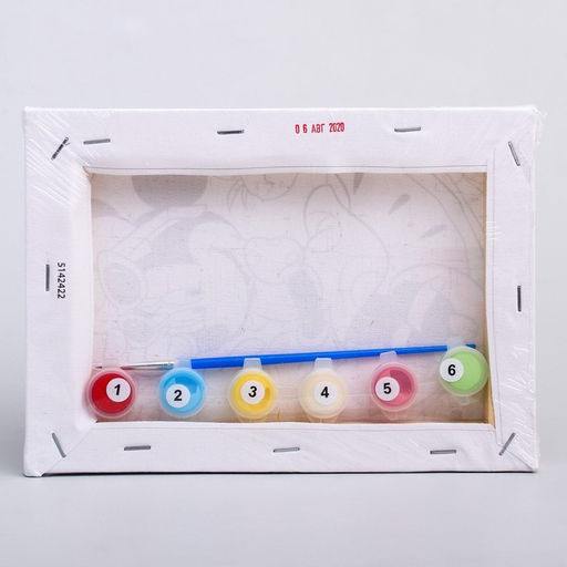 Картина по номерам для детей Минни Маус, 21?15 см