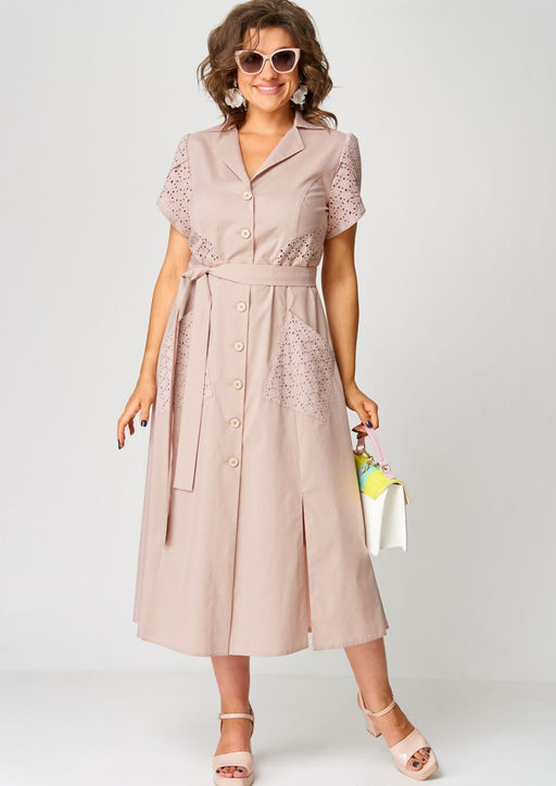 Платье EVA GRANT 7200В пудра