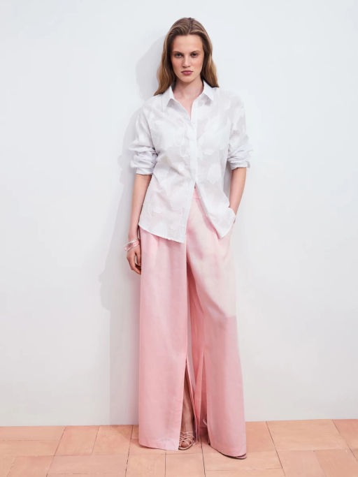 Свободная рубашка из хлопка ZR2605022005-2 / Zarina