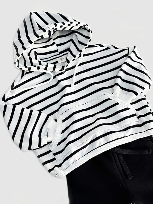 Худи в полоску 22-7701 полоска - Mini maxi фото 4