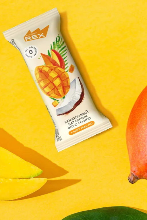 Батончик кокосовый глазированный, 40 г - Proteinrex фото 3