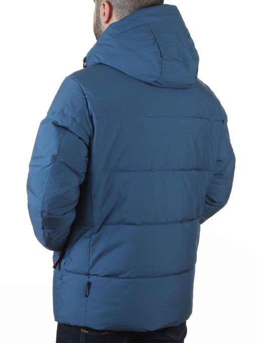 6393 BLUE Куртка мужская зимняя (200 гр. холлофайбер)