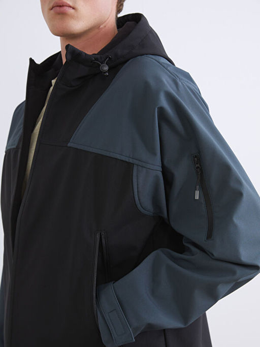 Kap??onlu Erkek Fermuarl? Sweatshirt