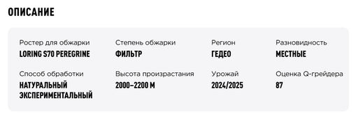 Кофе Эфиопия Мукера 120 часов