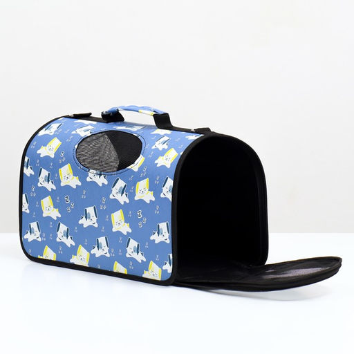 Сумка-переноска каркасная Щенки, размер S, 37,5 х 17 х 22 см - Пижон фото 4