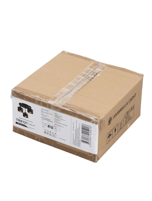 Светильник подвесной TR8121, 3хE27, 40 Вт, 37×26.5 см, чёрный