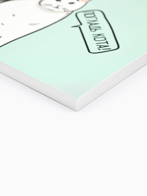 Ежедневник А5, 80 листов в тонкой обложке Кот - Artfox фото 3