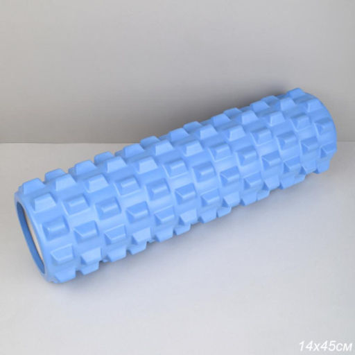 Ролик массажный спортивный Woohooo SHARP 45x14/ синий/уп10