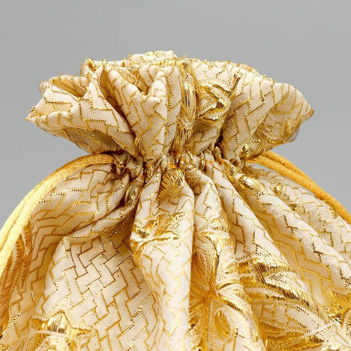 Цена за 5 шт. Мешочек подарочный парча Подарок от сердца, 30 х 40 см +/- 1.5 см - Дарите счастье фото 3