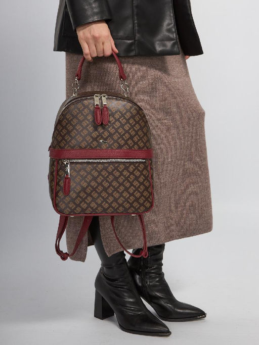 Сумка Labbra L-HF4043 coffee-l.cacao/tomato  фото 7