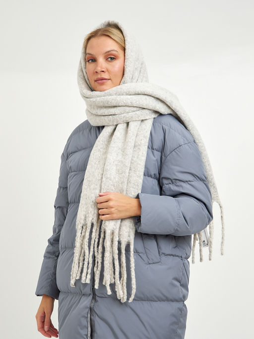 шарф женский светло-серый - Glenfield фото 4