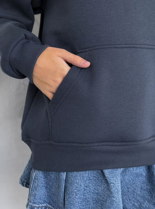 CRB wear/CWJG 63682-48 Толстовка для девочки,темно-серый/Ex.Cherubino  фото 7