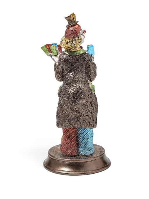 Статуэтка полистоун «Клоун-фокусник с картами», 12×11.5×23 см