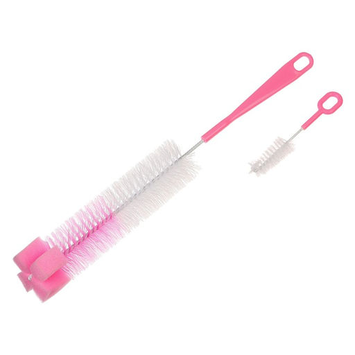 Набор ершиков, 2 шт, по уходу за дет. бутылочками и сосками, цвет МИКС, Крошка Я, 42 см  фото 2