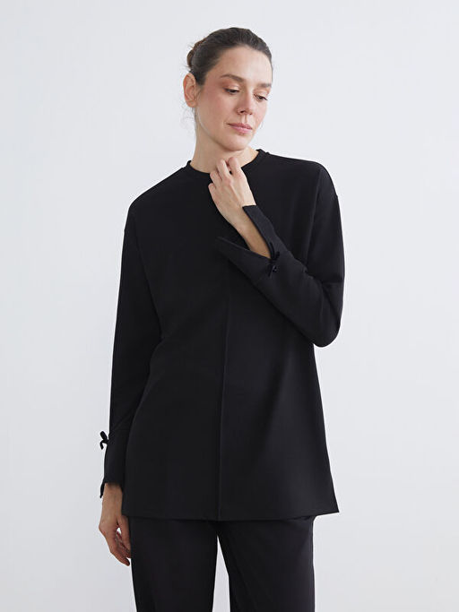 Bisiklet Yaka Oversize Kad?n Tunik