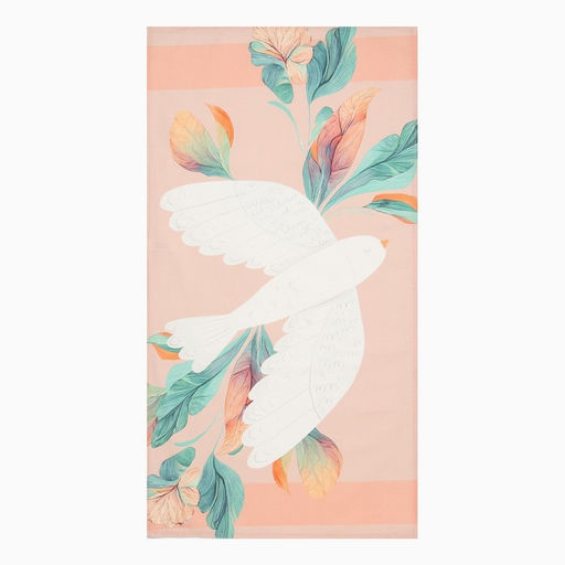 Полотенце Этель Птица счастья 40х73см, 100% хл, саржа 190 г/м2  фото 2