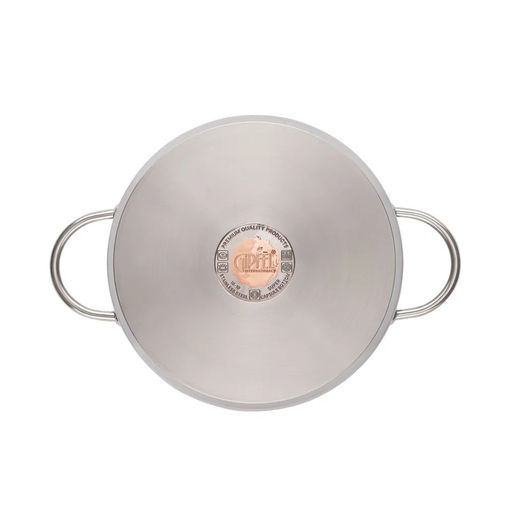 1295 GIPFEL Кастрюля SIGNO 28x12см/6,6 л со стеклянной крышкой, c капсульным дном. Материал: нерж. сталь 18/10. Толщина: 0,8мм
