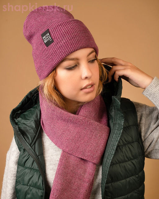 LS 11 PL 11 Комплект женский (колпак+шарф) (56-58)