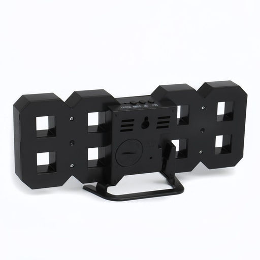 Часы электронные настольные «Цифры», USB, на подвесе, красная индикация, 9×23 см