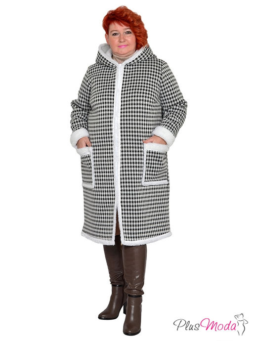 Жакет-пальто Модель №1787 размеры 44-84 - Plusmoda фото 2