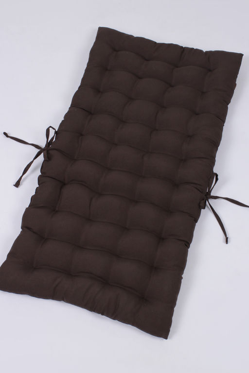 Подушка на стул со спинкой матрас подушка для кресла, 85х42х5 см на резинке и с завязками - Bio-line фото 58