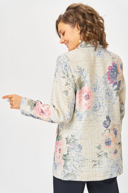 Костюм БелЭльСтиль 762/596 молочный твид