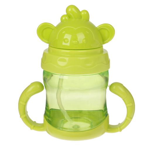 Поильник с трубочкой, 240 мл, с ручками, цвета МИКС - Simaland фото 3