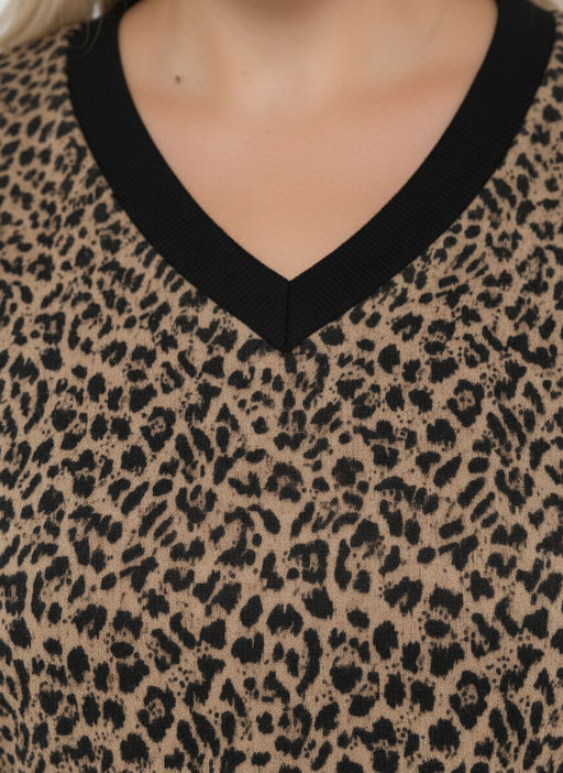 Джемпер 0401-1п темно-бежевый