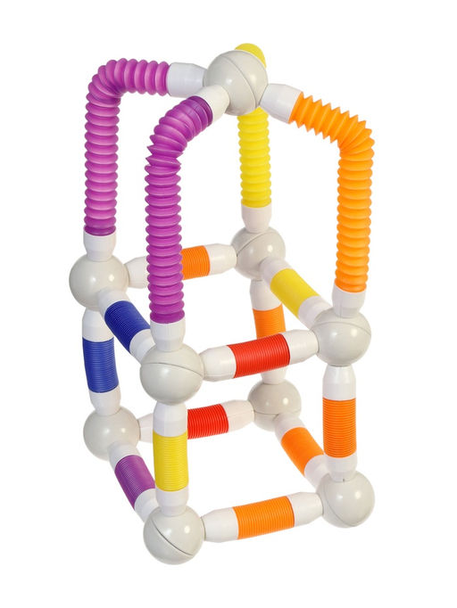 Конструктор магнитный «Развивающие трубы», 26 деталей