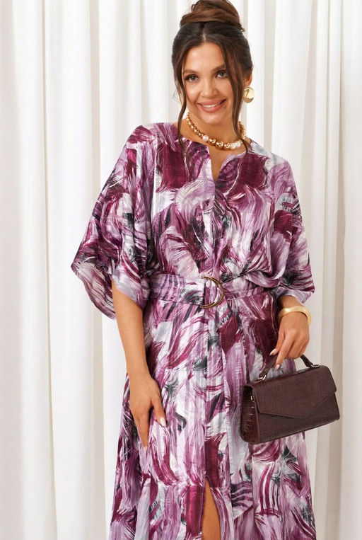 Платье Beautiful Free 6410 бордовый