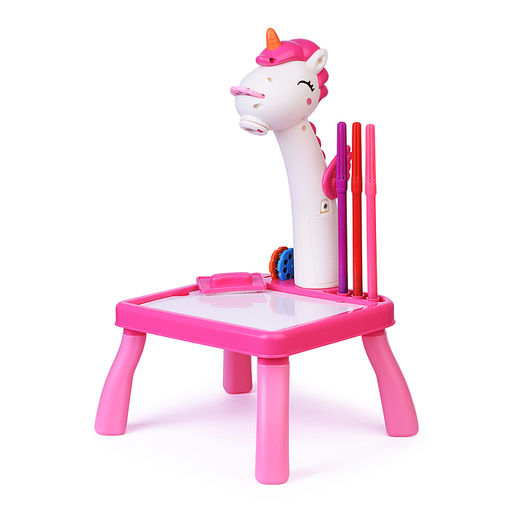 Доска для рисования "Единорог" с проектором, в коробке