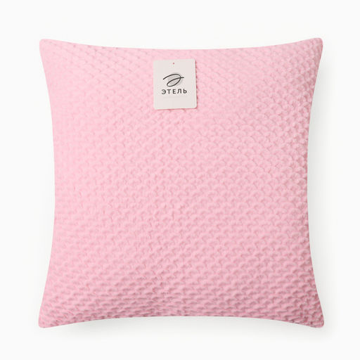 Подушка Этель Квадрат 40*40 см , цв.розовый  фото 4