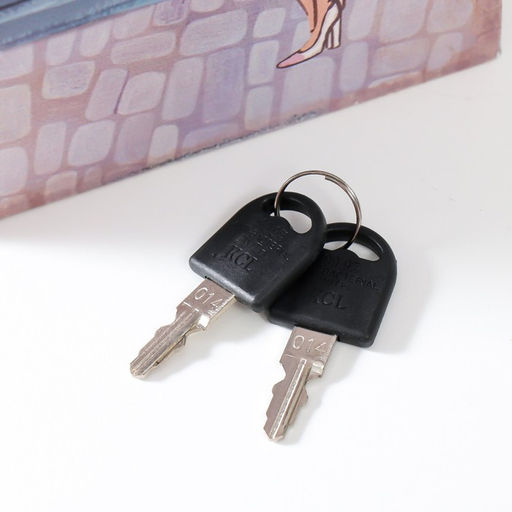 Шкатулка книга-сейф «Девушка с букетом», дерево, искусственная кожа, 21×13×5 см