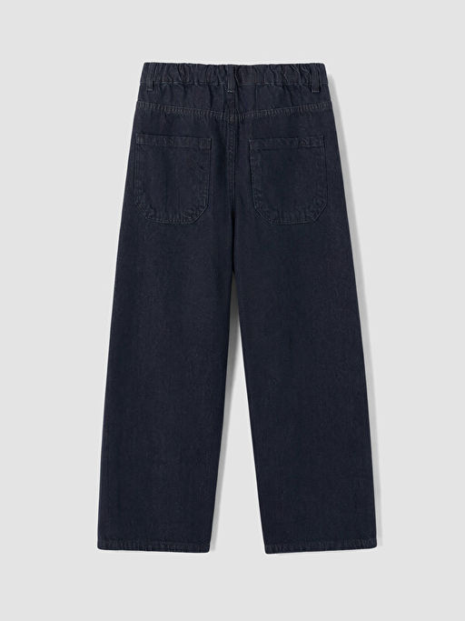 Baggy Fit Erkek ?ocuk Jean Pantolon