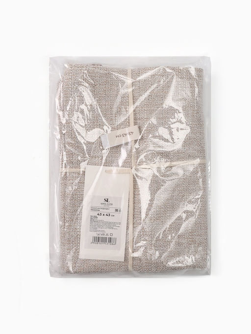 Наволочка декоративная SL Home Пинелли, 4343 см, бело - бежевая - Sima-land home фото 11