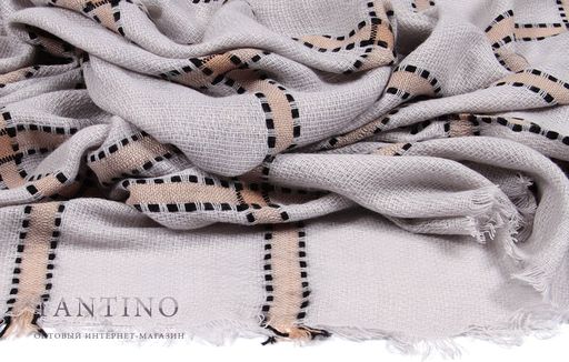 в составе ШЕРСТЬ Большой, красивый двусторонний платок - Tantino фото 3
