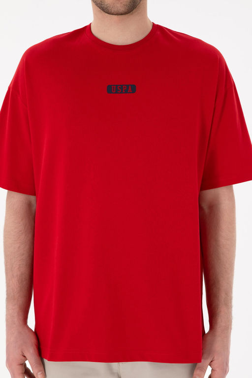 Erkek Oversize Fit Bisiklet Yaka K_rm_z_ Ti__rt Sepette S_rpriz _ndirim - U.s. polo assn фото 7