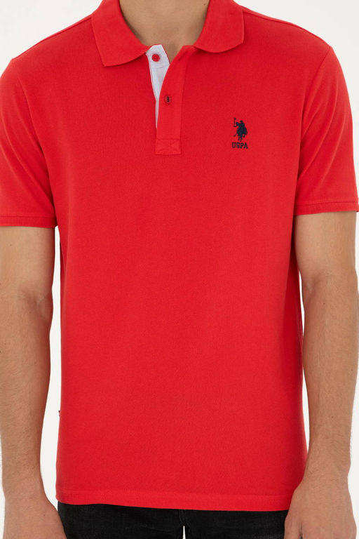 U. S. Polo Assn / Мужская красная базовая футболка - U.s. polo assn фото 6