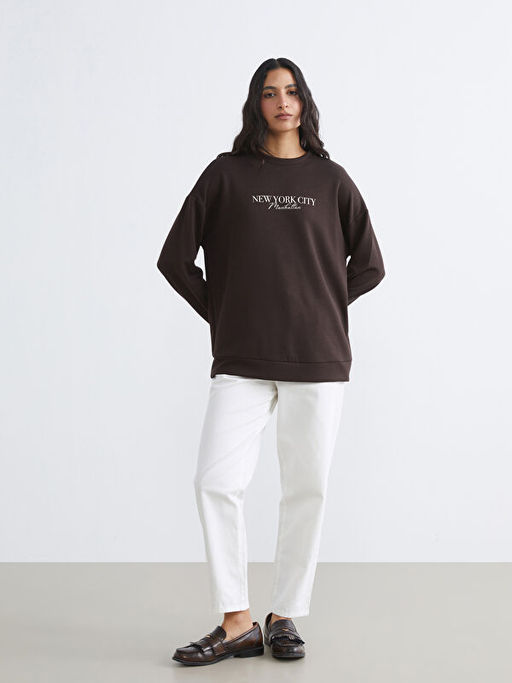 NYC Bask?l? Soft Touch Kad?n Sweatshirt Tunik