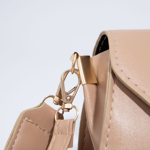 Сумка-мессенджер на клапане, цвет бежевый - Simaland фото 6