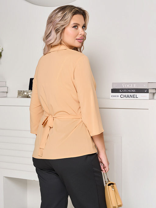 БЛУЗКА ПАСКУАЛЕ (КАРАМЕЛЬ) - Bellovera фото 5
