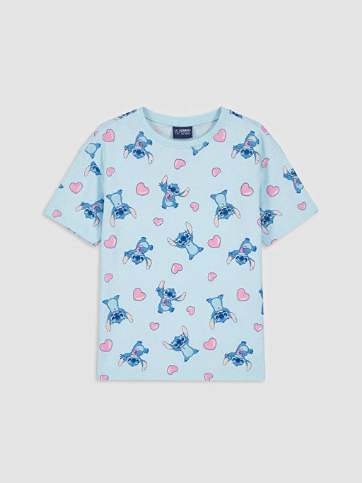 Пижамный комплект Stitch для девочки с принтом 2 предмета